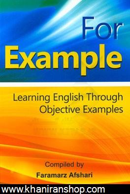 For example learning English through objectice examples